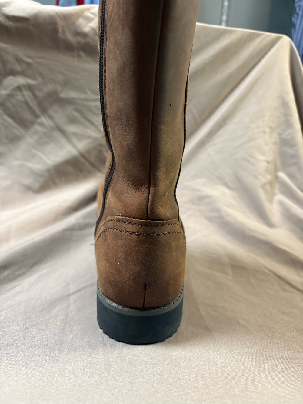 Eddie Bauer Chestnut Leather Tall Pull-On Boots - Picture 12 of 16